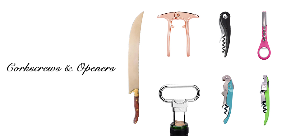 Corkscrews and openers
